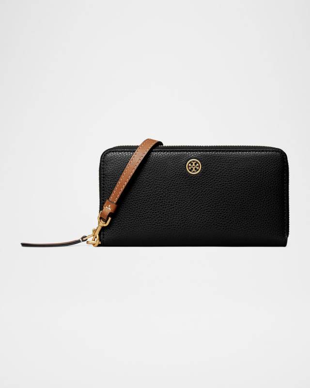 Robinson Zip Leather Continental Wallet